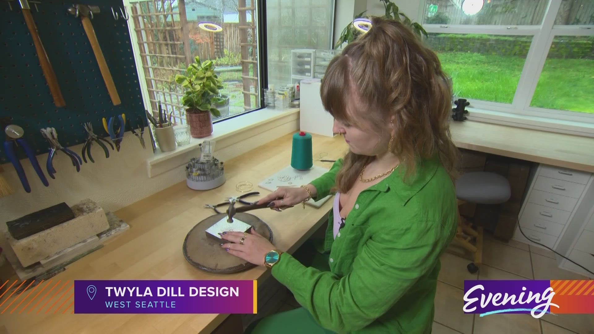 Twyla Dill Design creates hand-crocheted designs cast into metal for necklaces, bracelets, earrings and rings. #k5evening
