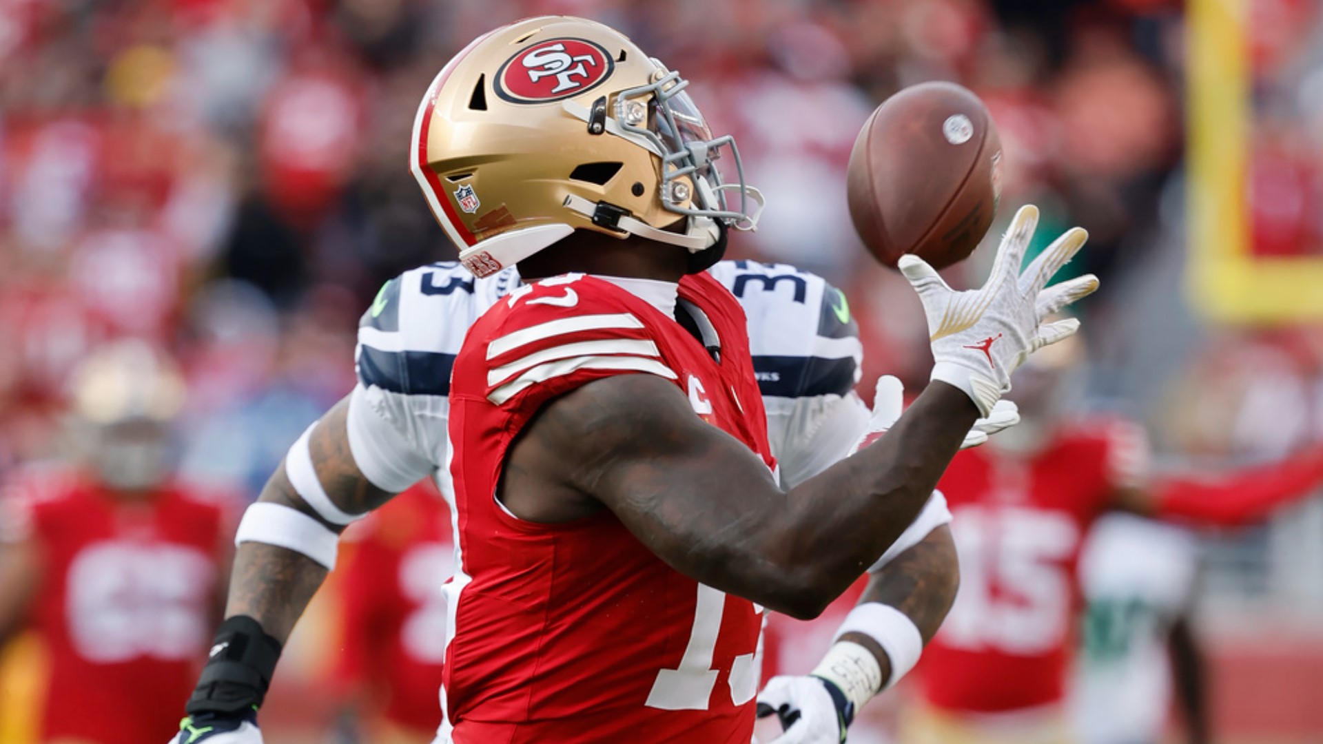 The Seahawks allowed the 49ers to gain over 500 yards of offense in the win.